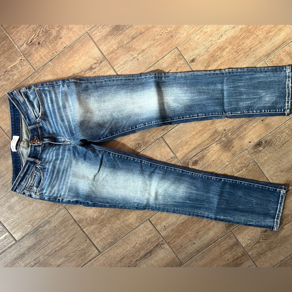 BKE Stella slim fit low rise straight jeans